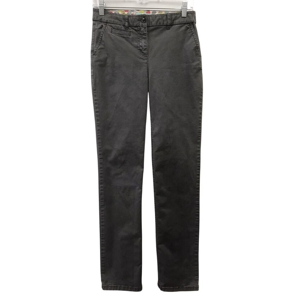 Boden Pants Womens 4 Long Tall Dress Gray